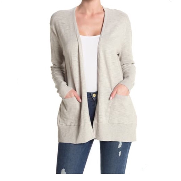 Madewell Sweaters - Madewell NWT Open Front Pocketed Slub Cardigan Layering Sweater